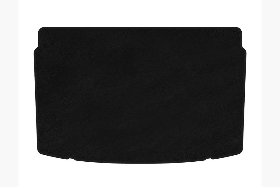 Volkswagen Polo 2017– Premium textiele kofferbakmat (HB, zwart) Image