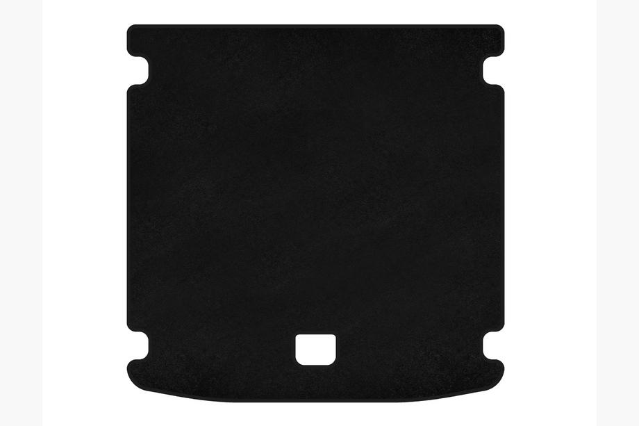 Audi A4 B6 2000–2004 Premium textielen kofferbakmat (Avant, Zwart) Image