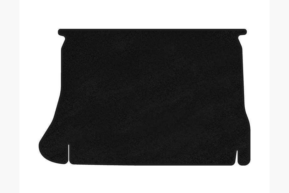 Daewoo Lanos 1998–2017 Premium textiele kofferbakmat (HB, zwart) Image