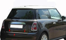 Mini Clubman R55/R56 2007–2014 Kofferbakrand R56 (rvs) foto 1
