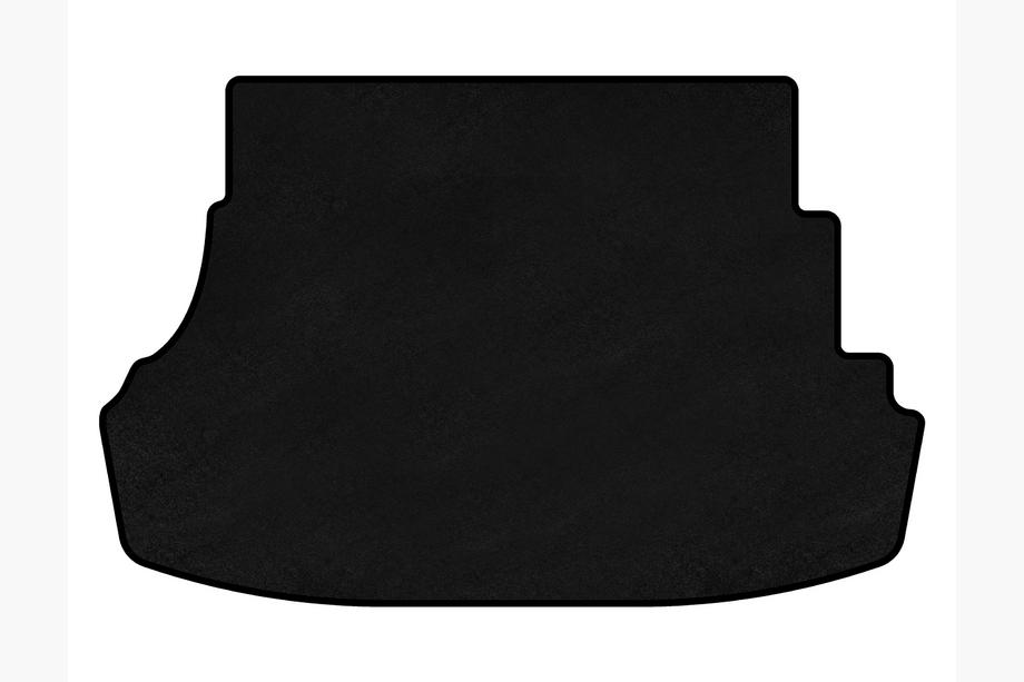 Hyundai Accent 2017–2023 Premium stoffen kofferbakmat (SD, Zwart) Foto 1