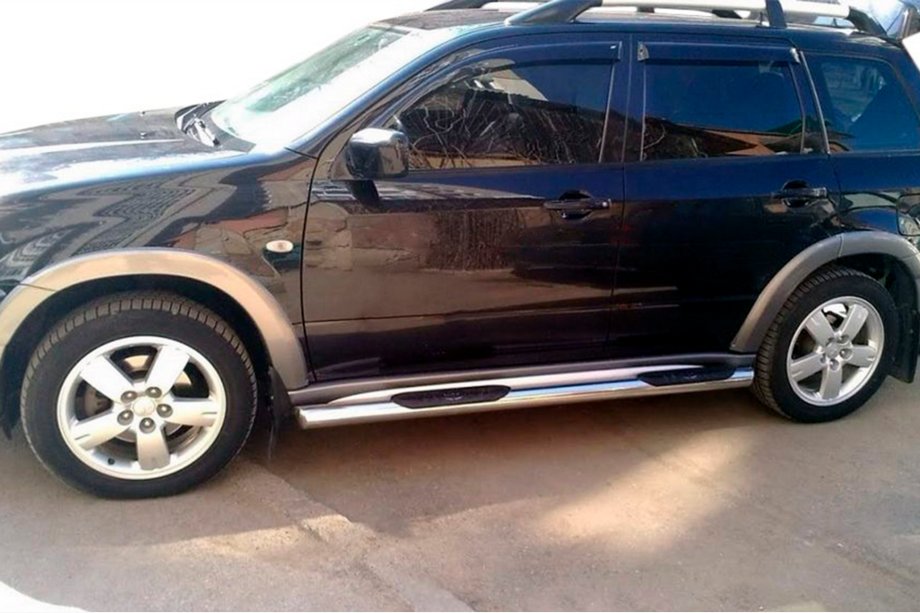 Mitsubishi Outlander 2001–2006 Sidebars (set van 2, RVS) Image