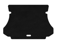 Hyundai Santa Fe 1 2000–2006 Premium textiele kofferbakmat (Zwart) foto 1