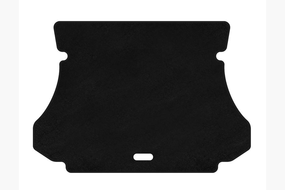 Hyundai Santa Fe 1 2000–2006 Premium textiele kofferbakmat (Zwart) Image