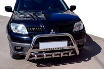 Mitsubishi Outlander 2001–2006 Bullbar WT004 (RVS) foto 1