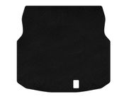 Mercedes C-klasse W204 2007–2015 Premium textiele kofferbakmat (Coupé, Zwart) foto 1