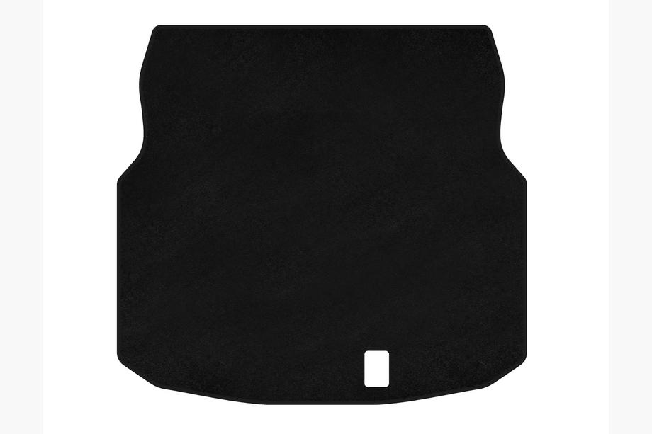 Mercedes C-klasse W204 2007–2015 Premium textiele kofferbakmat (Coupé, Zwart) Image
