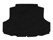 Mitsubishi Lancer 9 2004–2008 Premium stoffen kofferbakmat (SD, Zwart) foto 1
