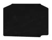 Skoda Fabia 2007–2014 Premium textiele kofferbakmat (HB, zwart) foto 1