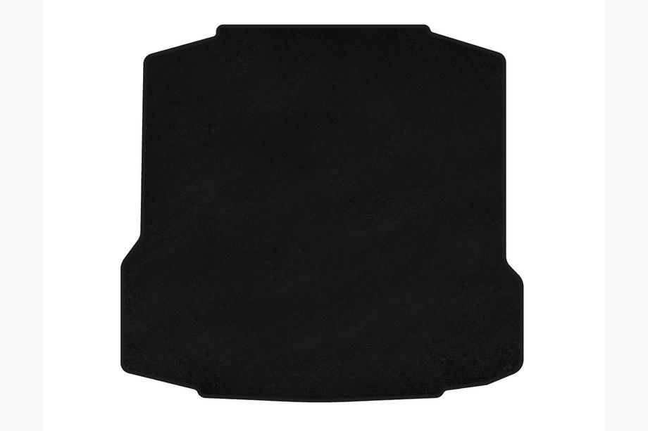 Skoda Rapid 2012–2019 Textiele kofferbakmat Premium (LiftBack, zwart) Image