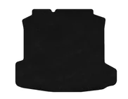 Volkswagen Polo 2010–2017 Premium stoffen kofferbakmat (SD, Zwart) foto 1