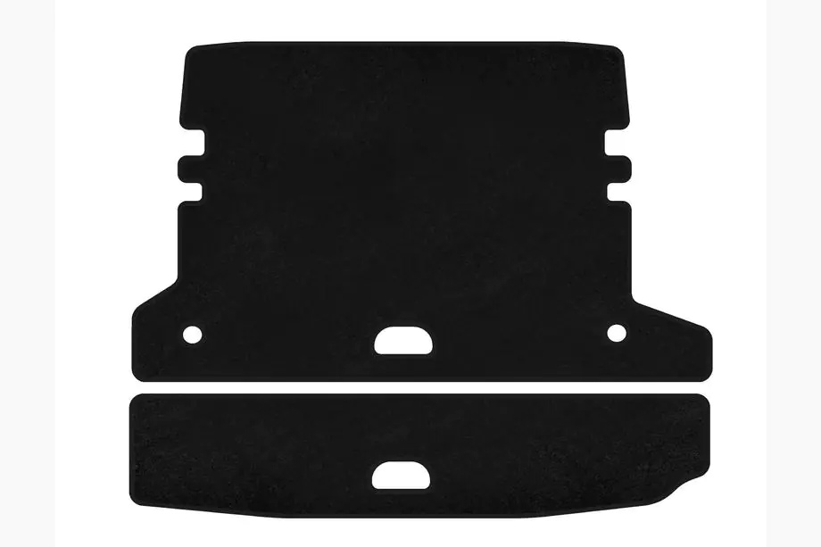 BMW 3 Serie F30/F31 2012–2019 Textiele kofferbakmat Premium V-2 (voor F-31, Zwart) Image
