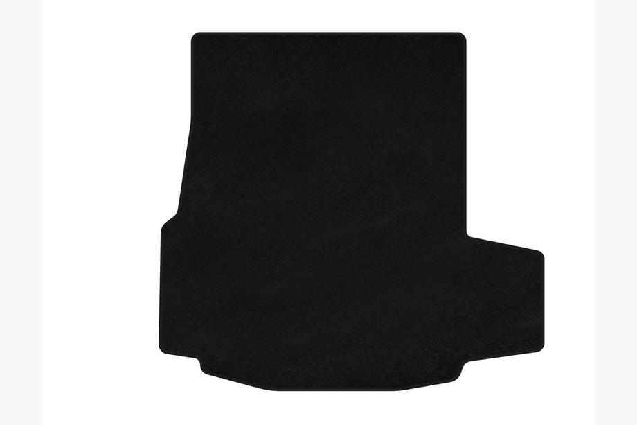 BMW 5 Serie G30/G31 2017–2023 Textiele kofferbakmat Premium V-2 (Voor G30, Zwart) Image