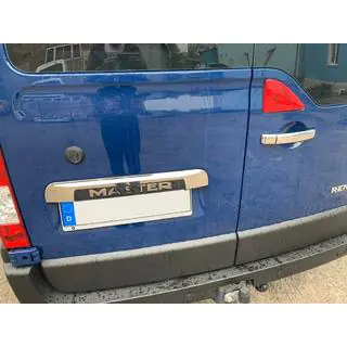 RVS sierstrip boven kentekenplaat Nissan NV400 2010–2024 foto 2