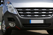 Nissan NV400 2010–2024 RVS chroom sierlijsten voor mistlampen (set 2 stuks) foto 1