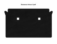 BMW X7 G07 2019– Textiele kofferbakmat Classic (alleen 3e rij, zwart) foto 1