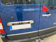 Opel Movano 2010–2021 RVS sierstrip boven kentekenplaat foto 2