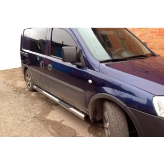 Sidebars (2 stuks, RVS) foto 1