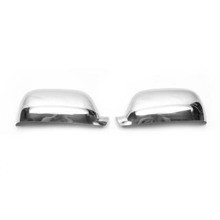 Chromen spiegelkappen 2003-2007 (2 stuks, RVS) Volkswagen Touareg 2002–2010 foto 4