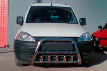 Opel Combo 2002–2012 Bullbar (RVS) foto 1