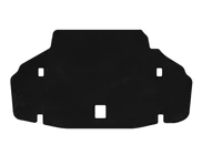 Lexus LS 2007–2017 Textiele kofferbakmat Classic (2007-2010, sedan, lange wielbasis, zwart) foto 1