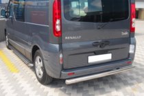 Opel Vivaro 2001–2015 Achterbeschermbeugel AK002 (RVS) foto 1