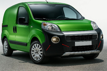 Peugeot Bipper 2008–2017 RVS mistlampomlijstingen (bovenmodel, 2 st.) foto 1