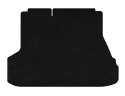 Kia Cerato 1 2004–2009 Textiele kofferbakmat Classic (SD, Zwart) foto 1