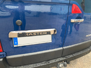 Renault Master 2011–2023 RVS sierstrip boven kentekenplaat foto 1