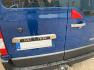 Renault Master 2011–2023 RVS sierstrip boven kentekenplaat foto 2