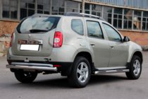 Dacia Duster 2008–2018 Rechte achterbeugel (RVS) foto 4