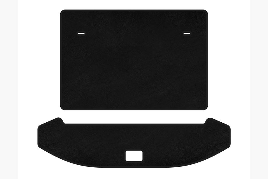 Jetour X70 2018– Textiele kofferbakmat Classic (3 rijen, zwart) Image