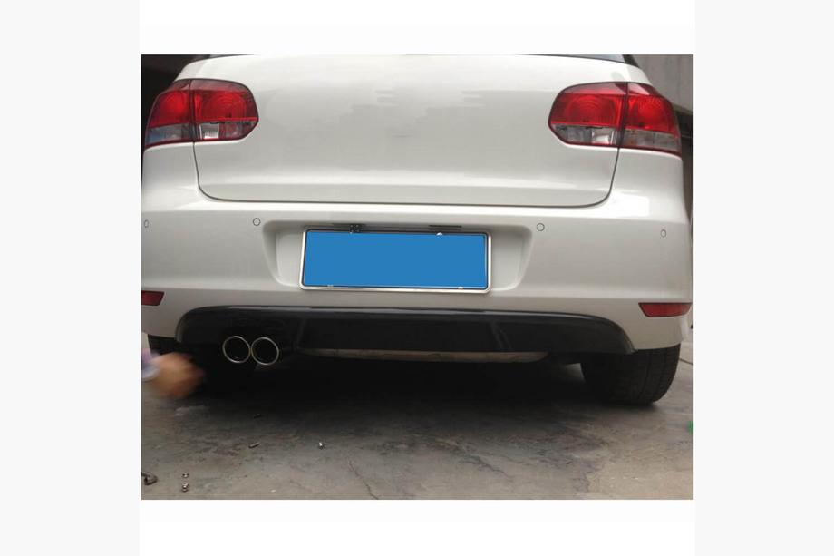 Volkswagen Golf 6 2008–2014 Achterbumper diffuser V1 (voor Base HB 2010-2013, carbon) Foto 2