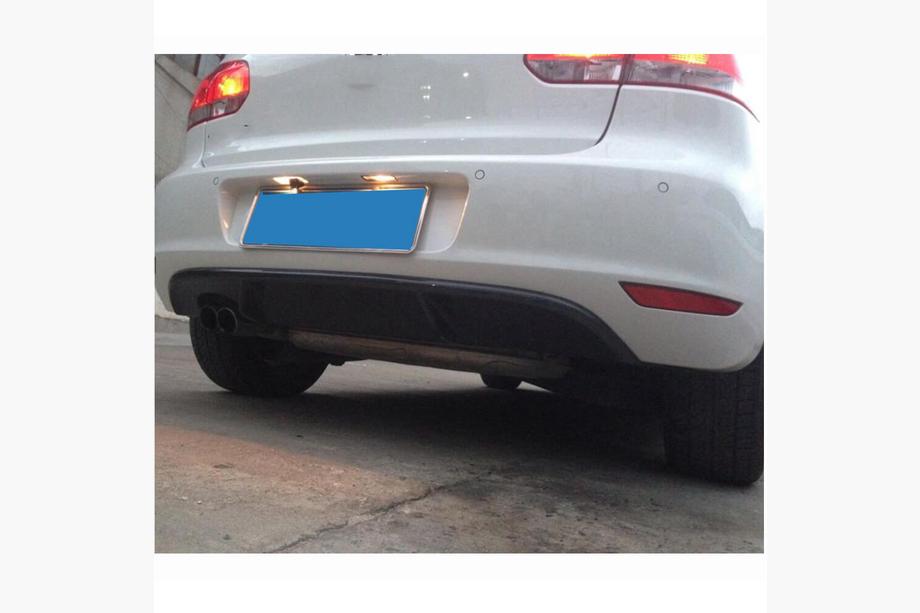 Volkswagen Golf 6 2008–2014 Achterbumper diffuser V1 (voor Base HB 2010-2013, carbon) Foto 3