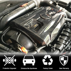 Volkswagen Golf 6 2008–2014 Motorafdekking (voor GTI HB 2010-2013, Carbon) foto 2