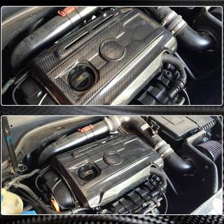 Motorafdekking (voor GTI HB 2010-2013, Carbon) foto 3