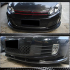 Volkswagen Golf 6 2008–2014 Voorbumper lip Lip V2 (voor GTI HB 2010-2013, carbon) foto 4