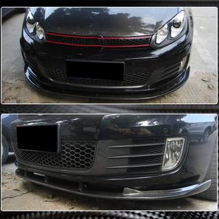 Voorbumper lip Lip V2 (voor GTI HB 2010-2013, carbon) foto 4