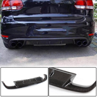 Volkswagen Golf 6 2008–2014 Achterbumper diffuser V1 (voor GTI HB 2010-2013, carbon) foto 1
