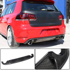 Volkswagen Golf 6 2008–2014 Achterbumperdiffuser V2 (voor GTI HB 2010-2013, carbon) foto 1