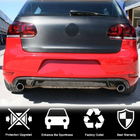 Volkswagen Golf 6 2008–2014 Achterbumperdiffuser V2 (voor GTI HB 2010-2013, carbon) foto 2