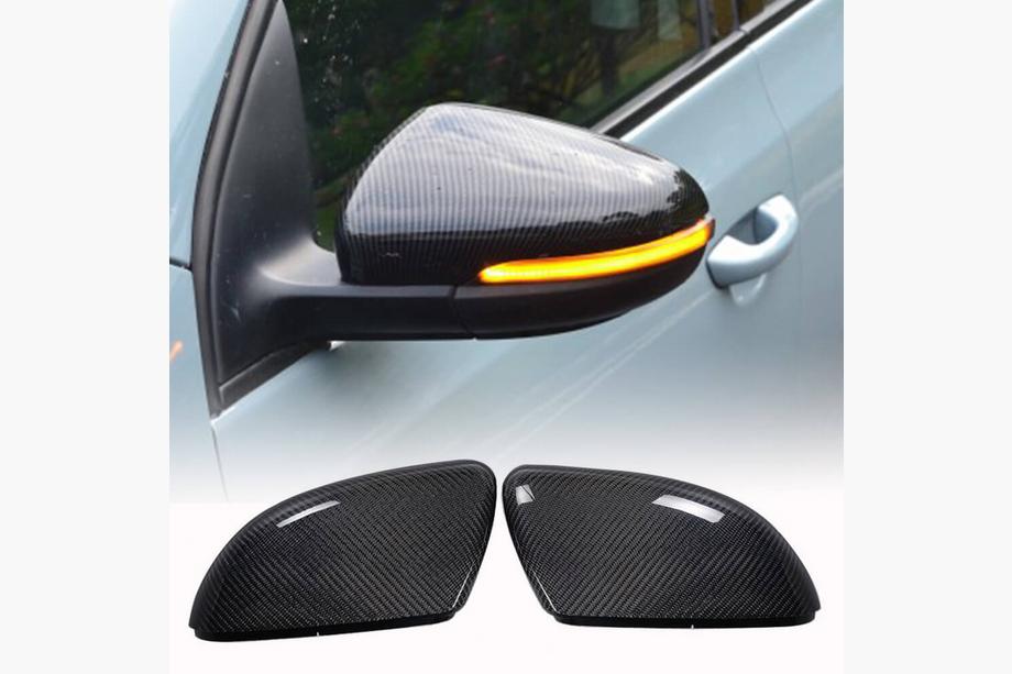 Volkswagen Golf 6 2008–2014 Spiegelkappen V1 (voor HB 2010-2013, carbon) Image