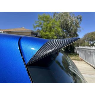 Spoiler V4 (voor GTI/R HB 2010-2013, carbon) foto 3