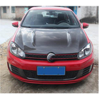 Volkswagen Golf 6 2008–2014 Motorkap (voor HB 2010-2013, carbon) foto 3