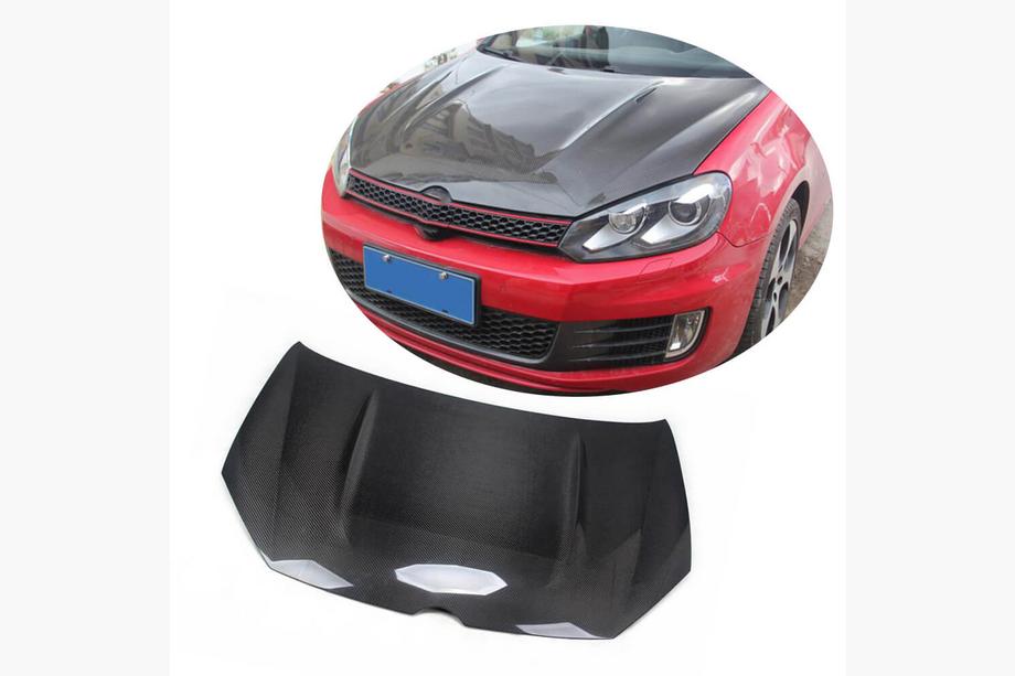 Volkswagen Golf 6 2008–2014 Motorkap (voor HB 2010-2013, carbon) Image