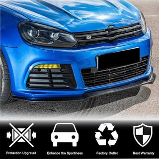 Voorbumper lip Lip V1 (voor R HB 2010-2013, carbon) foto 2
