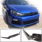 Volkswagen Golf 6 2008–2014 Voorbumper lip Lip V3 (voor R HB 2010-2013, carbon) foto 1