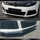 Volkswagen Golf 6 2008–2014 Voorbumper lip Lip V3 (voor R HB 2010-2013, carbon) foto 3