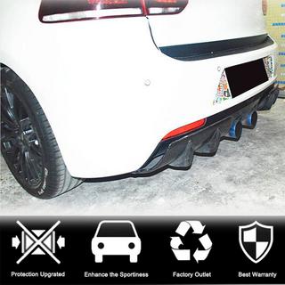 Achterbumper diffuser V2 (voor R/R20 HB 2010-2013, carbon) foto 2