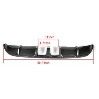 Achterbumper diffuser V2 (voor Base HB 2010-2013, carbon) foto 4